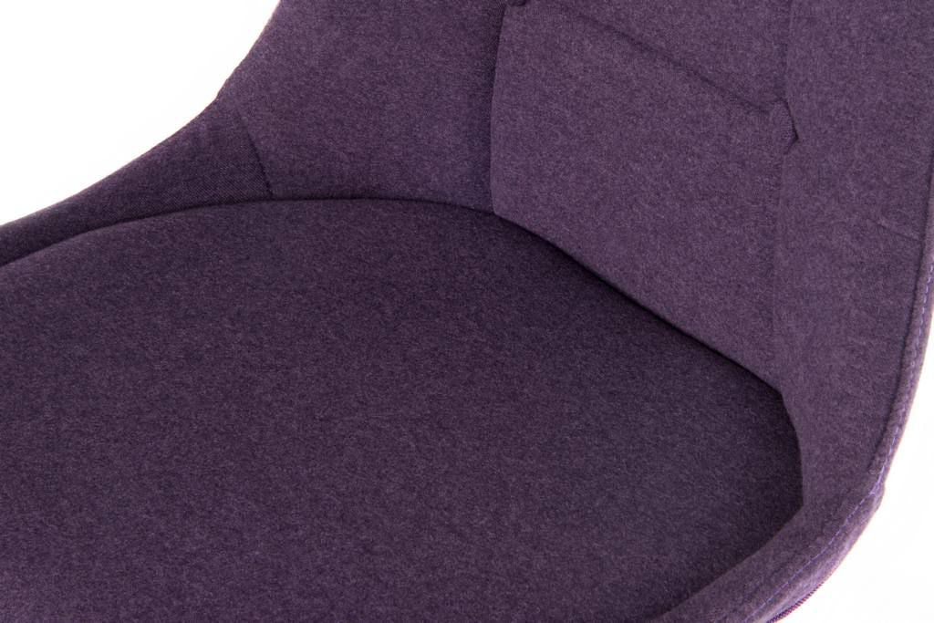 Modern Fabric Meeting Reception Room Chair - Plum or Graphite Option -  Sold in Packs of Two - BREAKOUT